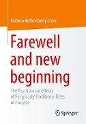 Farewell and new beginning