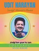 Udit Narayan Songs' Western Notes
