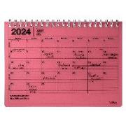 MARK'S 2024 Tischkalender S // Red