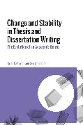 Change and Stability in Thesis and Dissertation Writing