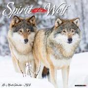 Spirit of the Wolf 2024 12 X 12 Wall Calendar