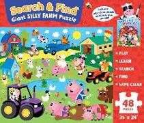 Search & Find Book and Puzzle Silly Farm: Book and Puzzle Set