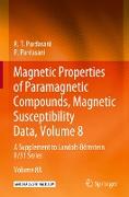 Magnetic Properties of Paramagnetic Compounds, Magnetic Susceptibility Data, Volume 8