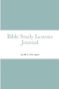 Bible Study Lessons Journal