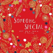 Doppelkarte. Good Tidings - Someone Special/Red & Gold Foil Wreath
