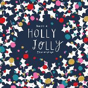 Doppelkarte. Good Tidings - Holly Jolly Christmas/Wreath