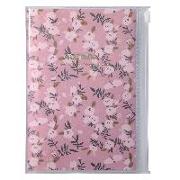 MARK'S 2023/2024 Taschenkalender B6 vertikal, Flower Pattern // Pink