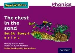 Read Write Inc. Phonics: The chest in the sand (Purple Set 2A Storybook 4)