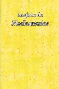 Livro de registo de Medicamentos