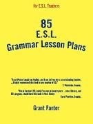 85 ESL Grammar Lesson Plans