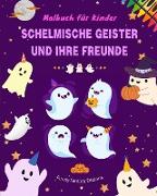 Schelmische Geister und ihre Freunde | Malbuch für Kinder | Lustige und kreative Gespenster-Sammlung