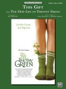 This Gift (from Disney's the Odd Life of Timothy Green): Piano/Vocal/Guitar, Sheet
