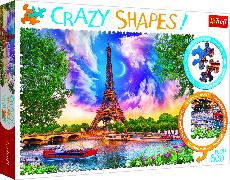Puzzle Crazy Shapes - Himmel über Paris