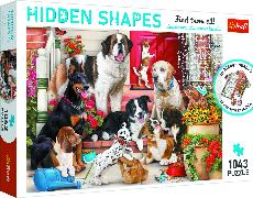 Puzzle Hidden Shapes - Hunde Spass