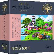 Holz Puzzle 500+1 - Sommer Oase