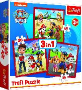 3 in 1 Puzzle - Paw Patrol