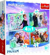 4 in 1 Puzzle - Frozen