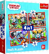 4 in 1 Puzzle - Thomas die Lokomotive