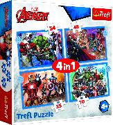 4 in 1 Puzzle - Avengers