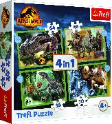 4 in 1 Puzzle - Jurassic World