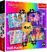 4 in 1 Puzzle - Rainbow High