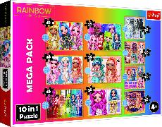 10 in 1 Puzzle - Rainbow High