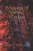 Whispers of Spiritual Wisdom: a collection of poems