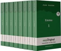 Emma - Teile 1-8 (Buch + 8 MP3 Audio-CDs) - Lesemethode von Ilya Frank - Zweisprachige Ausgabe Englisch-Deutsch