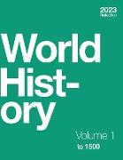 World History, Volume 1