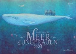 Zauberhafte Meerjungfrauen: Kalender 2024