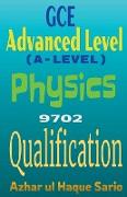 GCE Advanced Level (A-Level) Physics 9702 Qualification
