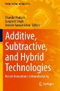 Additive, Subtractive, and Hybrid Technologies