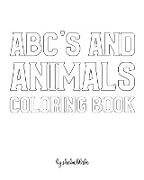 ABC's and Animals Coloring Book for Children - Create Your Own Doodle Cover (8x10 Softcover Personalized Coloring Book / Activity Book)