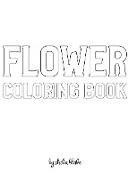Flower Coloring Book for Adults - Create Your Own Doodle Cover (8x10 Hardcover Personalized Coloring Book / Activity Book)