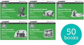 Read Write Inc. Phonics: Green Set 1 More Black & White Storybooks (Pack of 50)