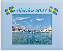 Burde Wandkalender Schweden mit Kuvert 2024