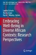 Embracing Well-Being in Diverse African Contexts: Research Perspectives