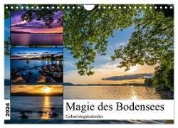 Magie des Bodensees (Wandkalender 2024 DIN A4 quer), CALVENDO Monatskalender