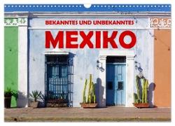 Bekanntes und Unbekanntes MEXIKO (Wandkalender 2024 DIN A3 quer), CALVENDO Monatskalender