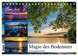 Magie des Bodensees (Tischkalender 2024 DIN A5 quer), CALVENDO Monatskalender