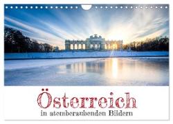 Österreich in atemberaubenden Bildern (Wandkalender 2024 DIN A4 quer), CALVENDO Monatskalender