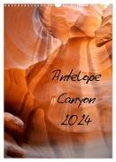 Antelope Canyon (Wandkalender 2024 DIN A3 hoch), CALVENDO Monatskalender