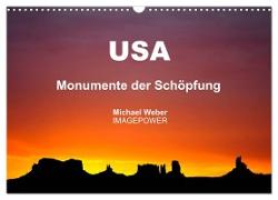 USA - Monumente der Schöpfung (Wandkalender 2024 DIN A3 quer), CALVENDO Monatskalender