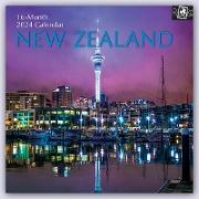 New Zealand - Neuseeland 2024 - 16-Monatskalender