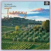 Tuscany - Toskana 2024 - 16-Monatskalender