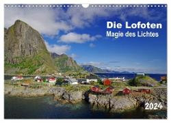 Die Lofoten - Magie des Lichtes (Wandkalender 2024 DIN A3 quer), CALVENDO Monatskalender