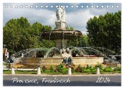 Provence, Frankreich (Tischkalender 2024 DIN A5 quer), CALVENDO Monatskalender
