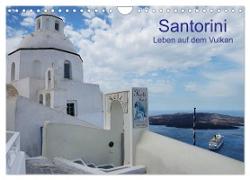 Santorini ¿ Leben auf dem Vulkan (Wandkalender 2024 DIN A4 quer), CALVENDO Monatskalender