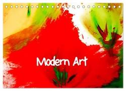 Modern Art (Tischkalender 2024 DIN A5 quer), CALVENDO Monatskalender