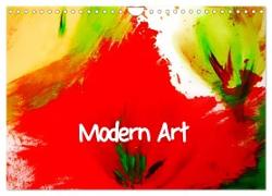 Modern Art (Wandkalender 2024 DIN A4 quer), CALVENDO Monatskalender